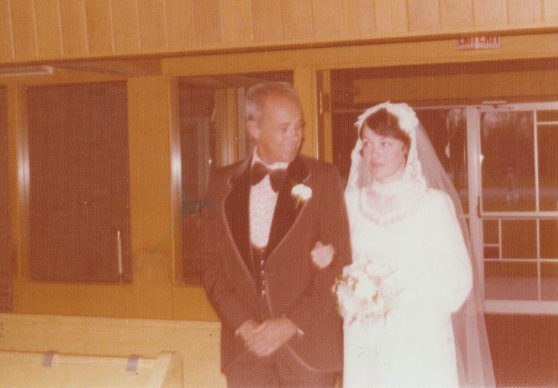 Miss Hugg with her father