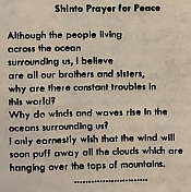 Shinto Prayer for Peace