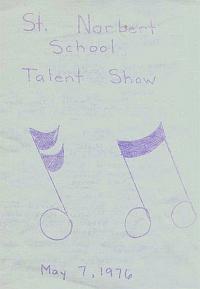 Talent Show Program Cover