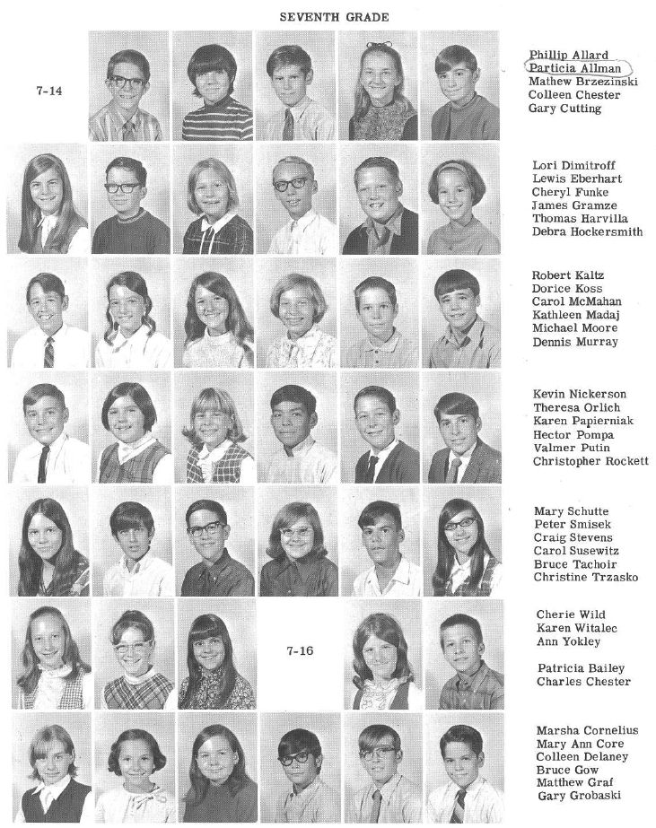 John Hill Junior High Class picture - 7th Grade, 1970, page 2