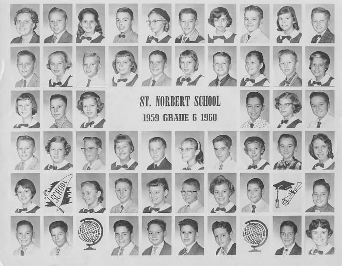 1960 Class Photo Grade 6