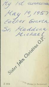 Sister Card - Back