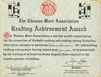 reading acheivement award
